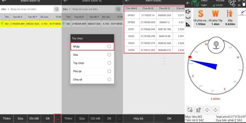 hướng dẫn sử dụng máy GPS 2 tần số