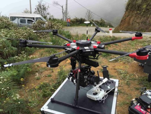 công nghệ UAV trong trắc địa