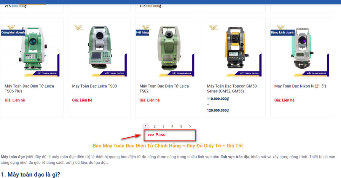 Máy Trắc Địa Chính Hãng