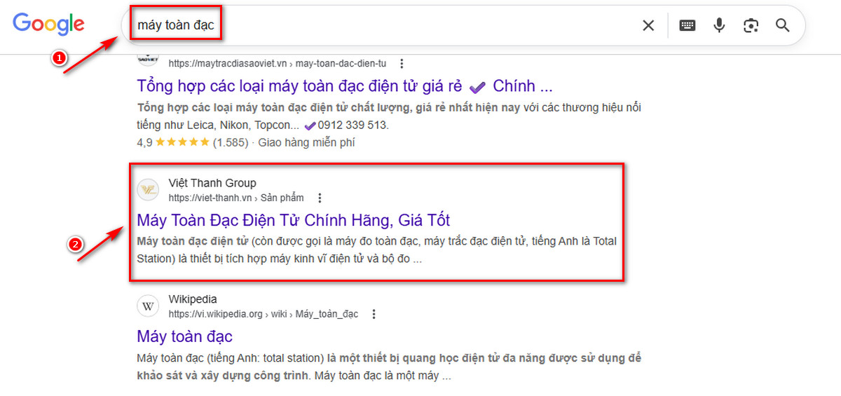 Máy Trắc Địa Chính Hãng