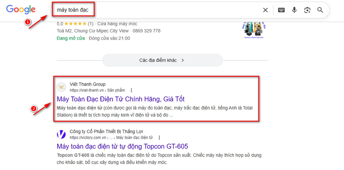Máy Trắc Địa Chính Hãng