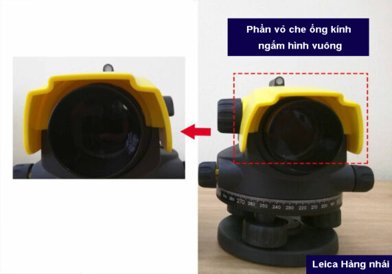 Ống kính máy thủy bình leica hàng nhái