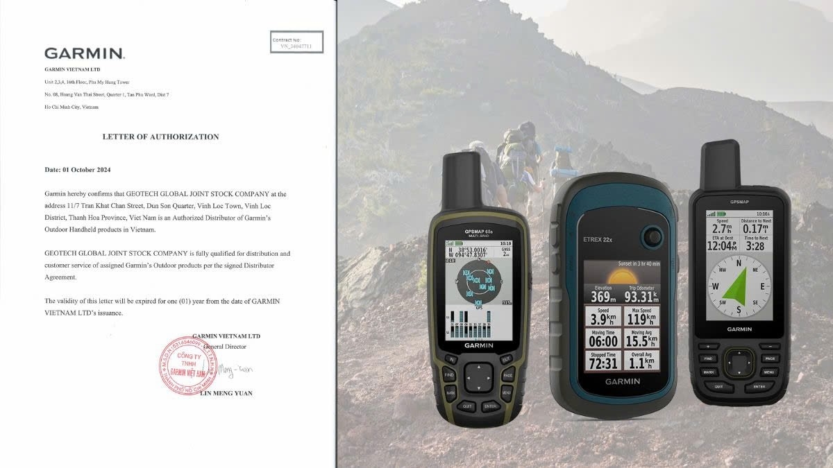 địa chỉ bán GPS cầm tay Garmin tại Hòa Bình