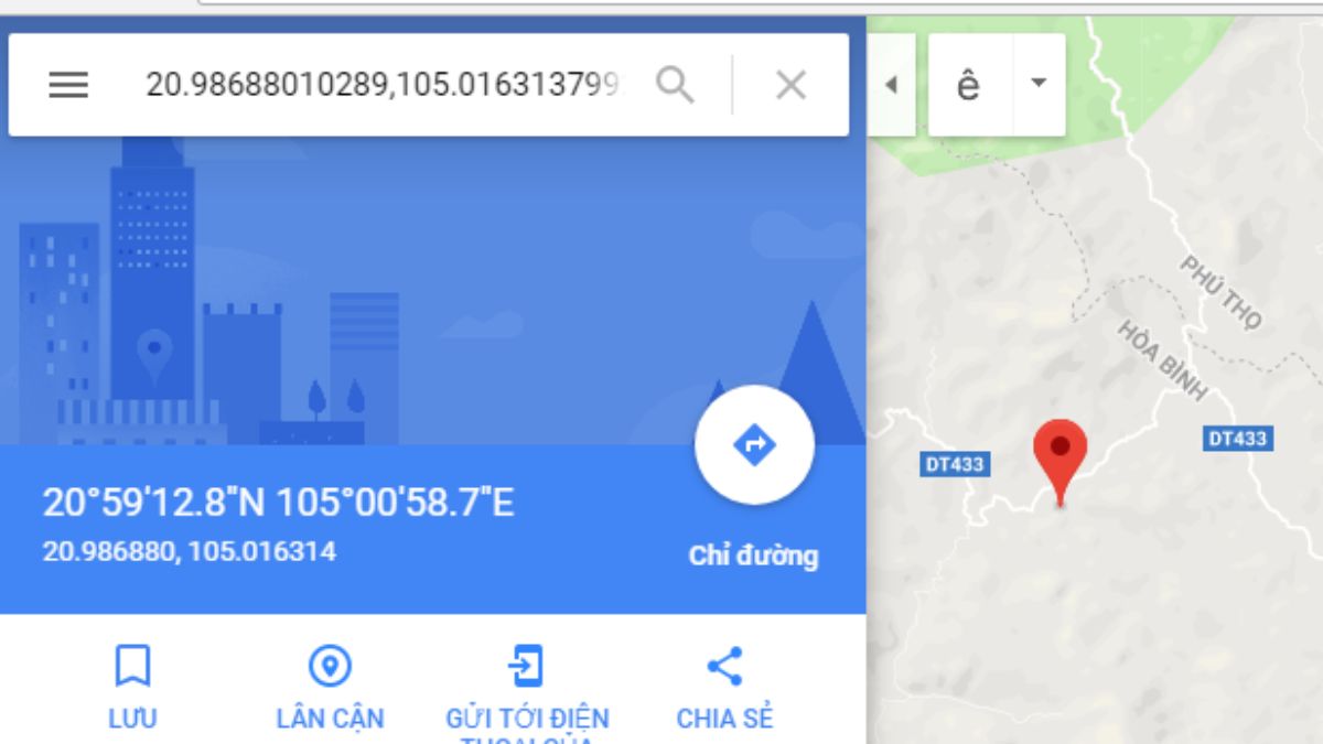 cách định vị lô đất trên google map