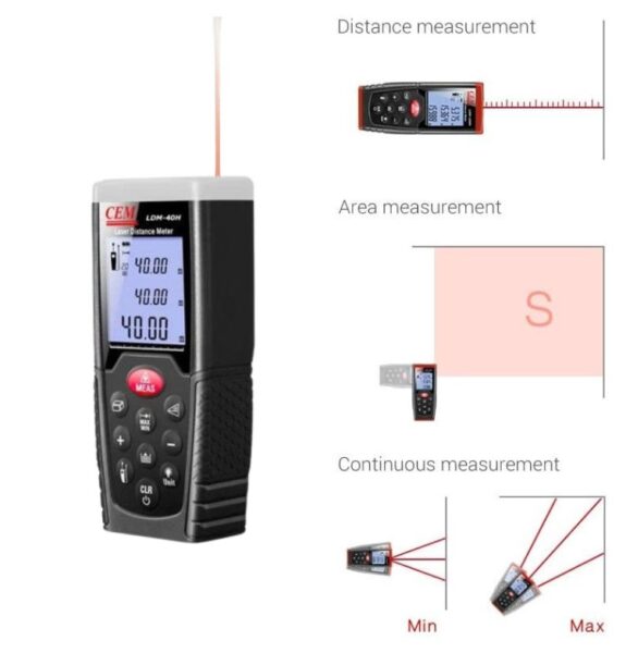 máy đo khoảng cách CEm LDM-40H