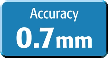 độ chính xác 0.7mm