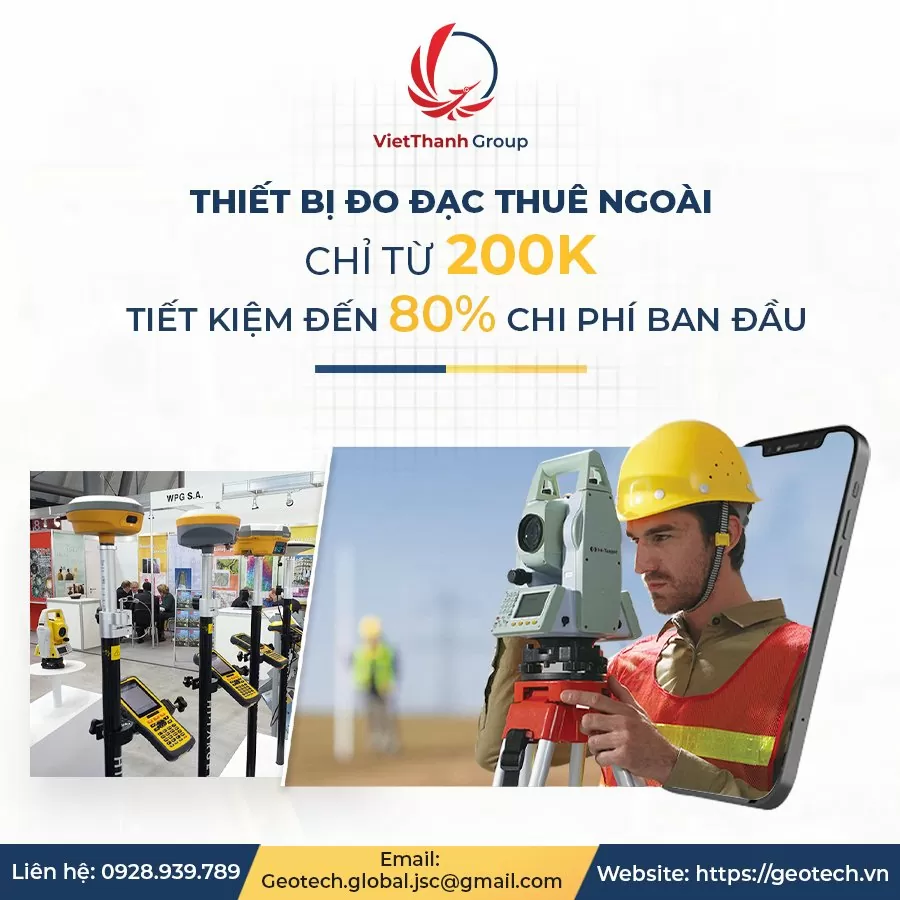 cho thuê thiết bị đo đạc