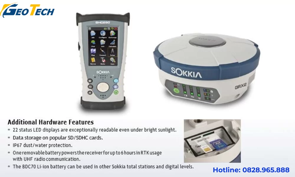 bộ thu gnss sokkia RTK GRX2 (2)