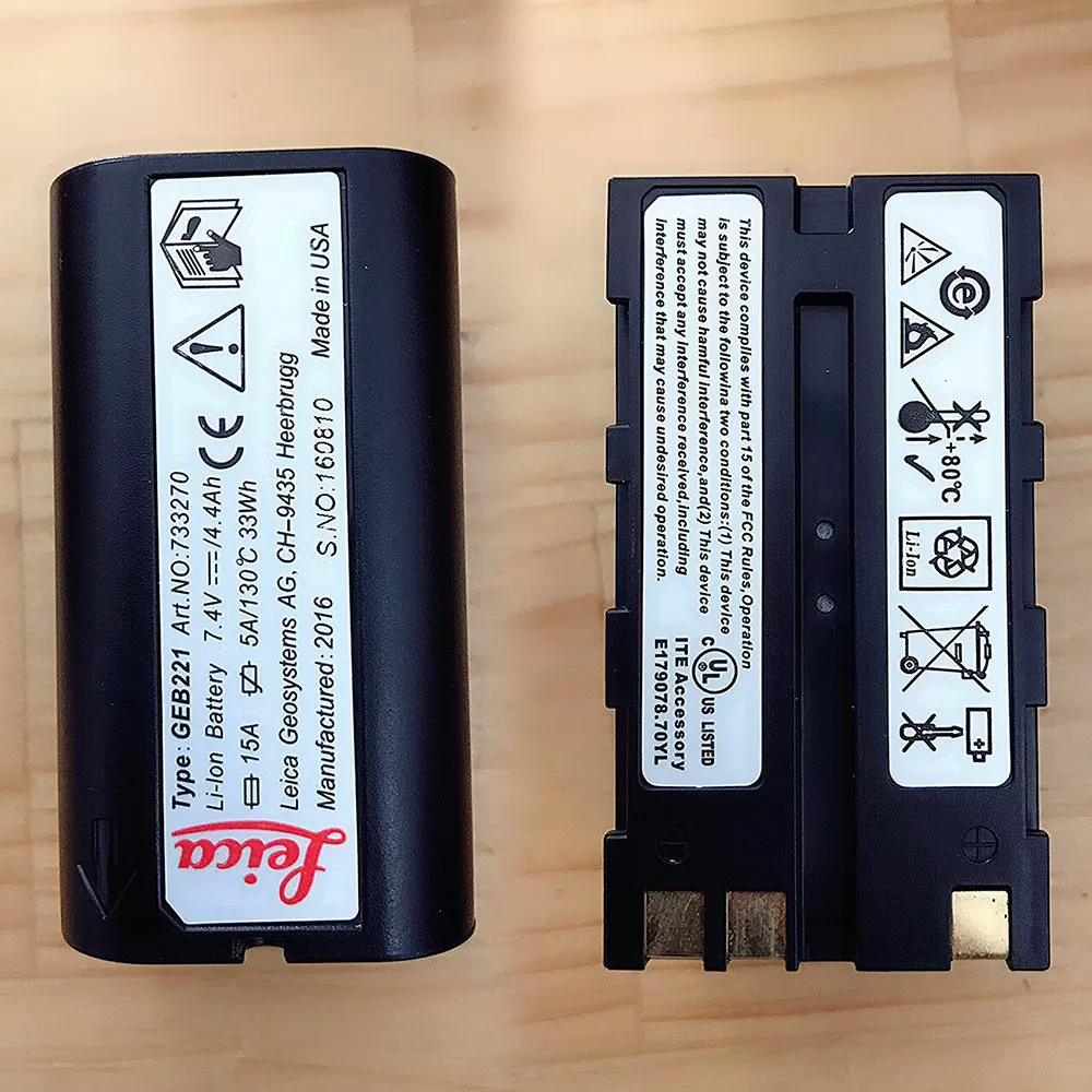Pin mỏng máy toàn đạc Leica TS