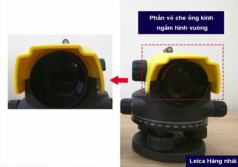 Ống kính máy thủy bình leica hàng nhái