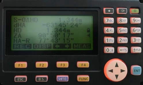 Bố trí điểm trên máy toàn đạc Topcon ES-GM Series