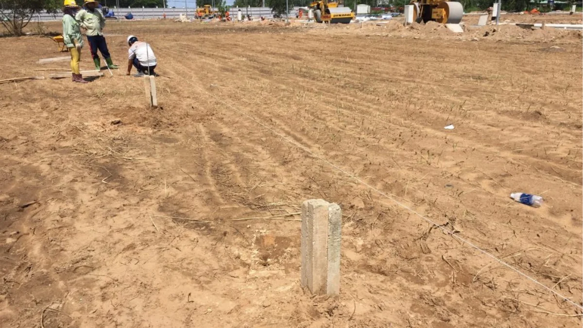 Đo đạc cắm mốc ở gia lai