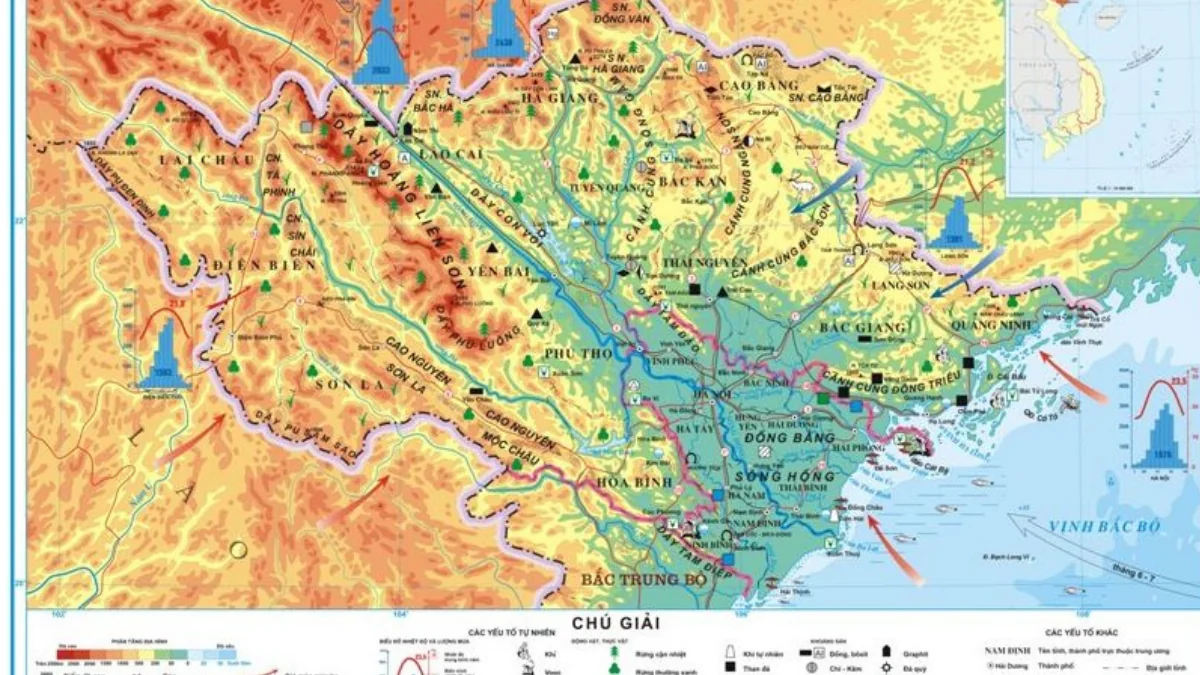 Bản đồ địa hình việt nam