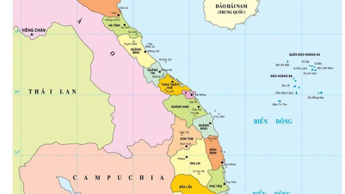 Bản đồ địa hình việt nam