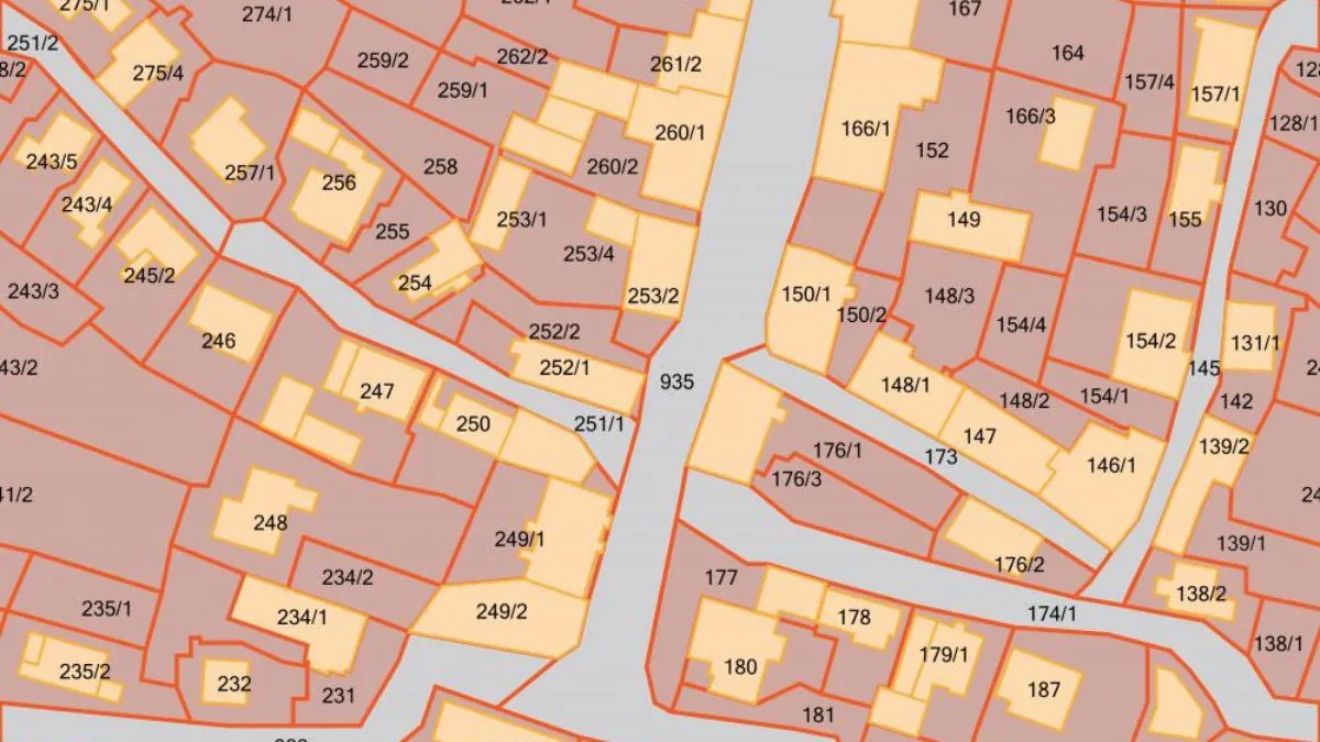 Xem thửa đất trên bản đồ địa chính