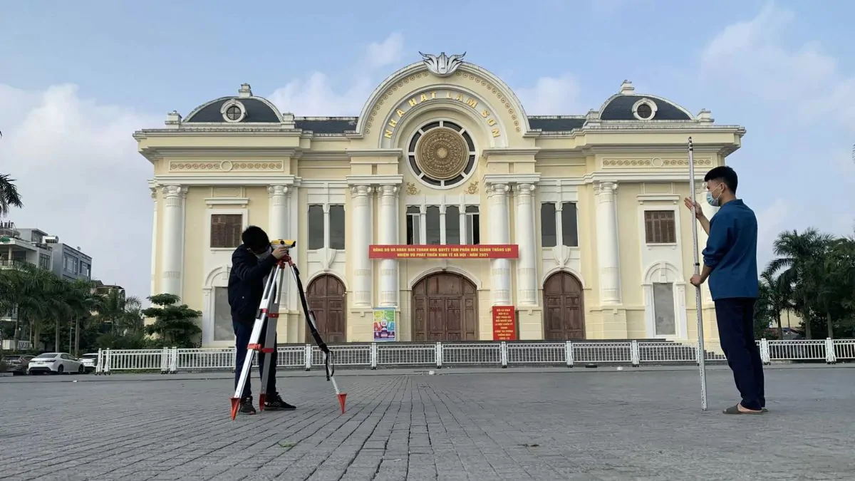 Lĩnh vực ứng dụng máy thủy bình